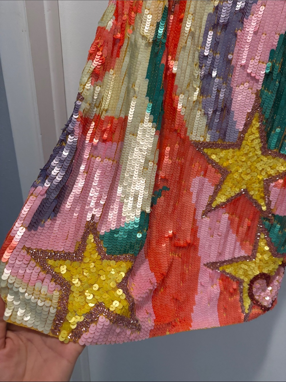 Nasty gal Full Sequin Star & Heart Tank Dress - Multicolor - Picture 6 of 9